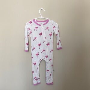 Kyte BABY Pink Flamingo Kids Footie